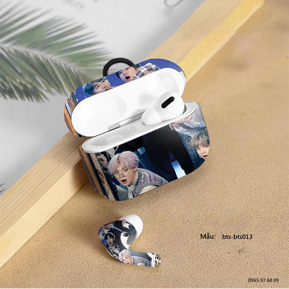 Decal Skin dán AirPods Pro mẫu BTS - bts003