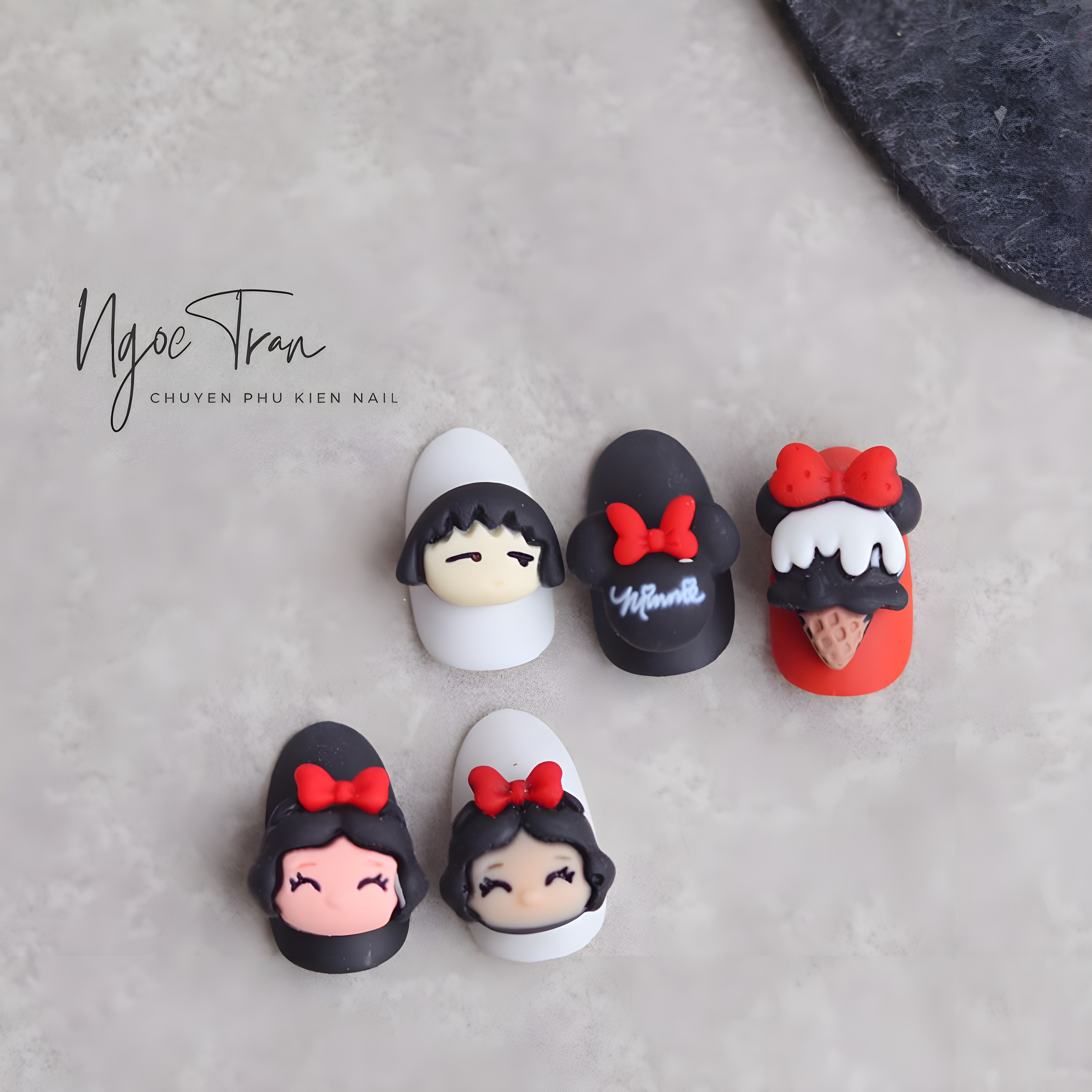 [Ảnh thật] Charm Thú Hoạt Hình Sanrio Trang Trí Móng Hàn Quốc