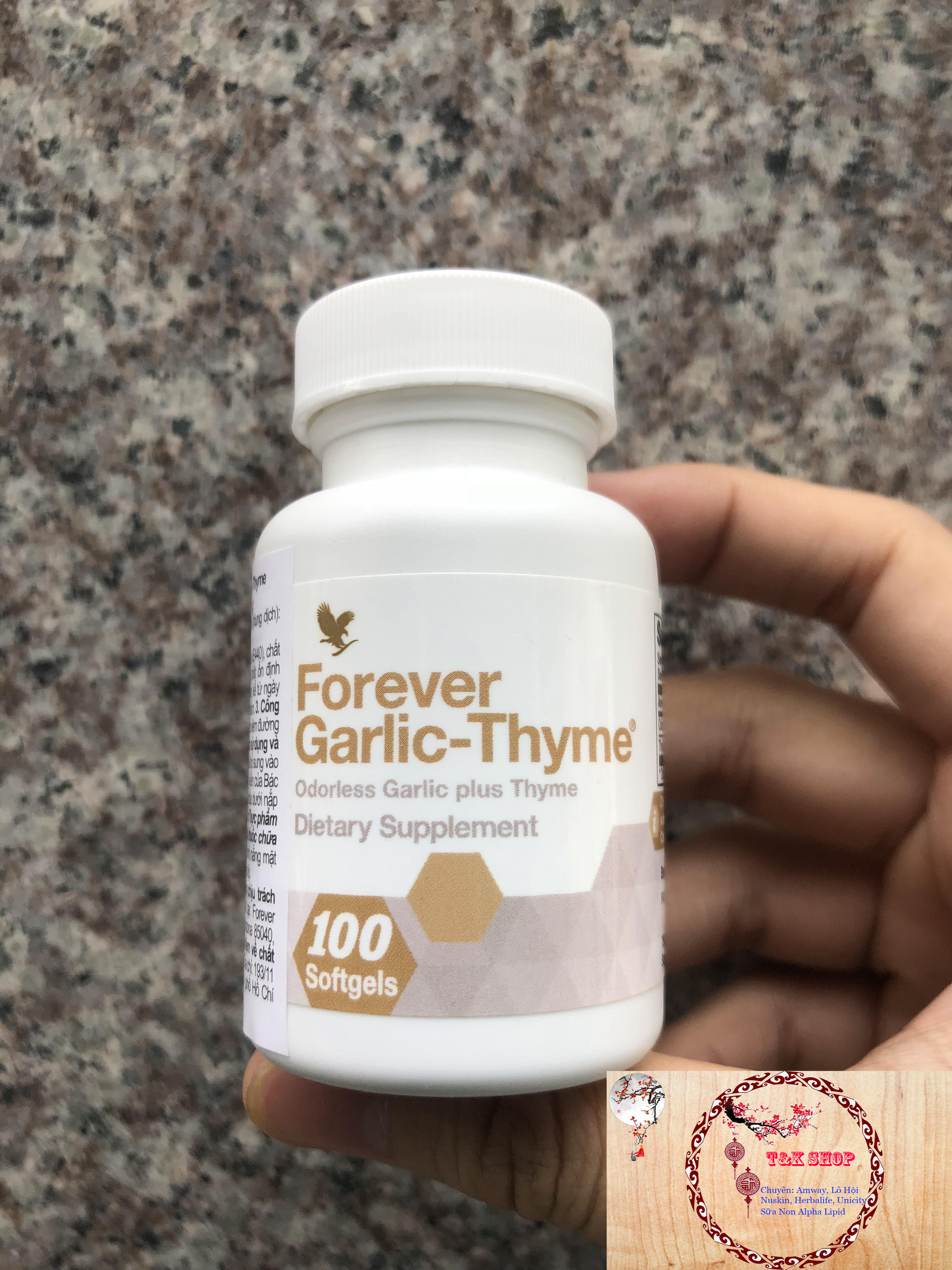 RẺ VÔ ĐỊCH Viên Tỏi - Tăng Cường Sức Đề Kháng Forever Garlic-Thyme 065FLP