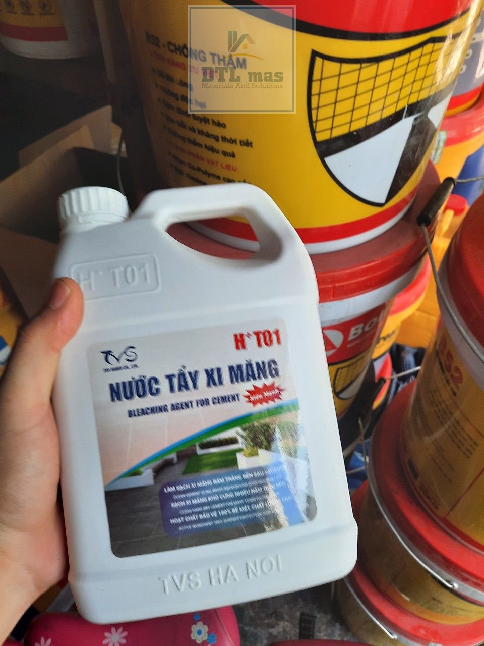 Ht01 can 1.8 liter cement caulk remover most powerful type brick stone remover gift pad cleaning dirty old Moss, sand soil, Rust