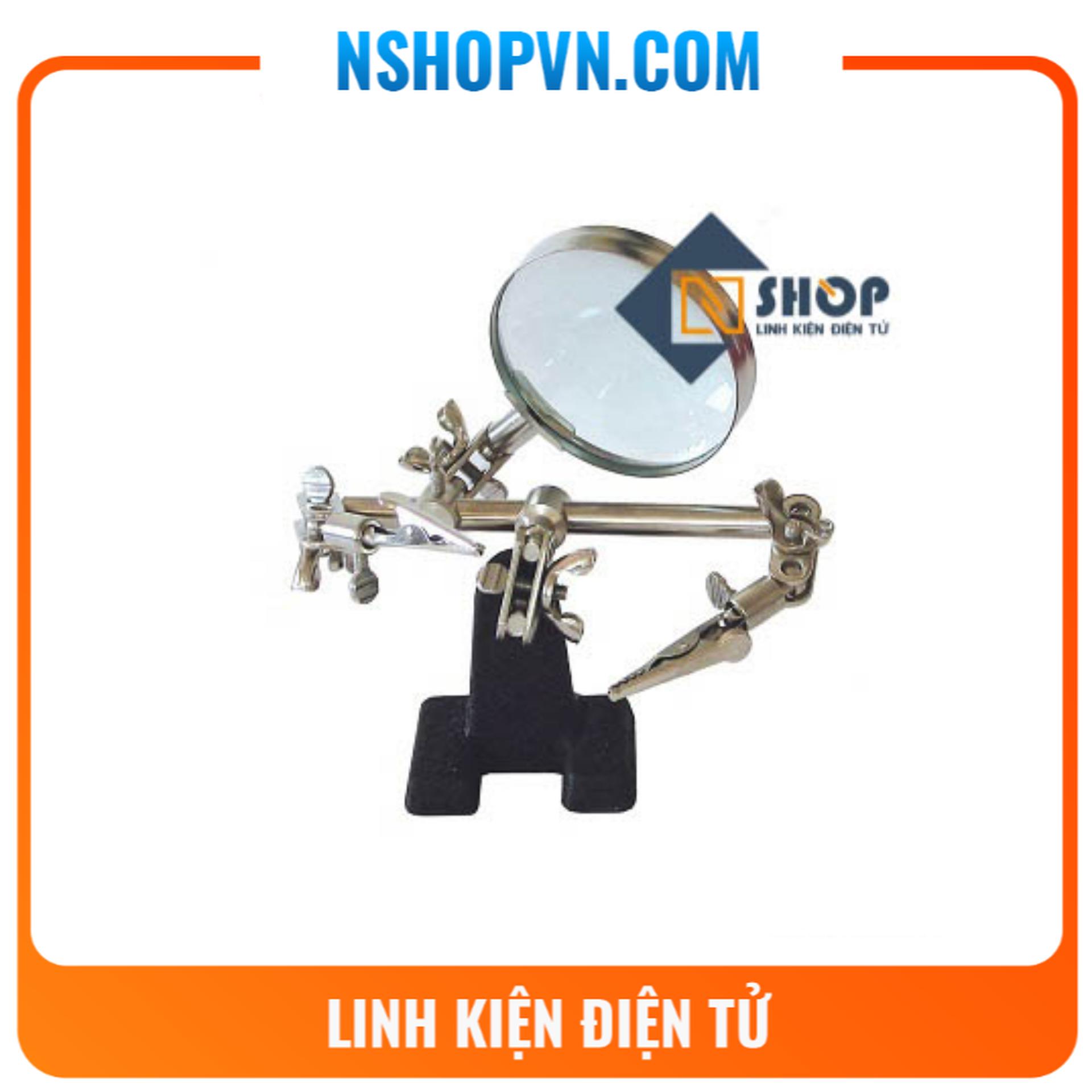 Giá kẹp hàn mạch có kính Lúp