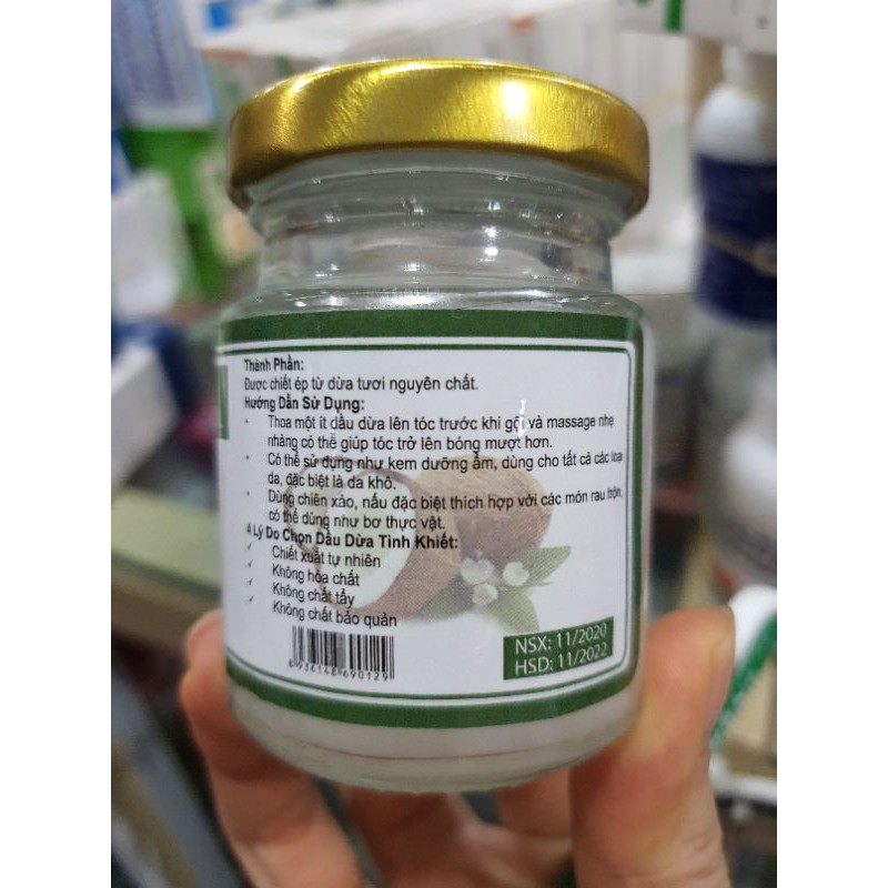 Dầu Dừa Nguyên Chất Extra Virgin Coconut Oil