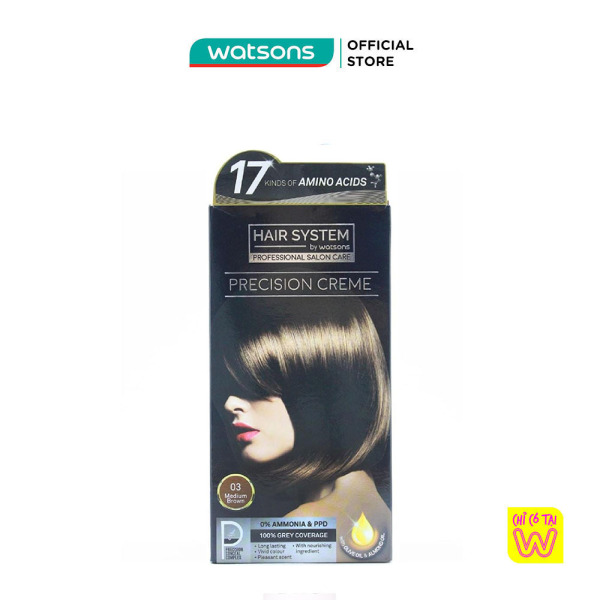Thuốc Nhuộm Tóc Hair System By Watsons Professional Salon Precision 60ml+60ml+10ml