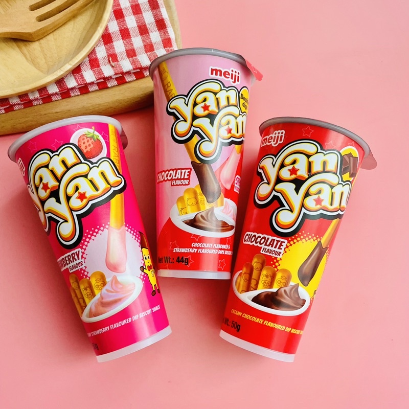 Bánh que chấm kem Yan Yan Meiji 44gr