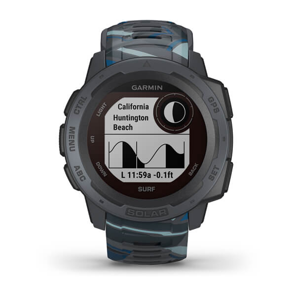 Garmin Instinct Solar GPS Smartwatch - Surf Edition