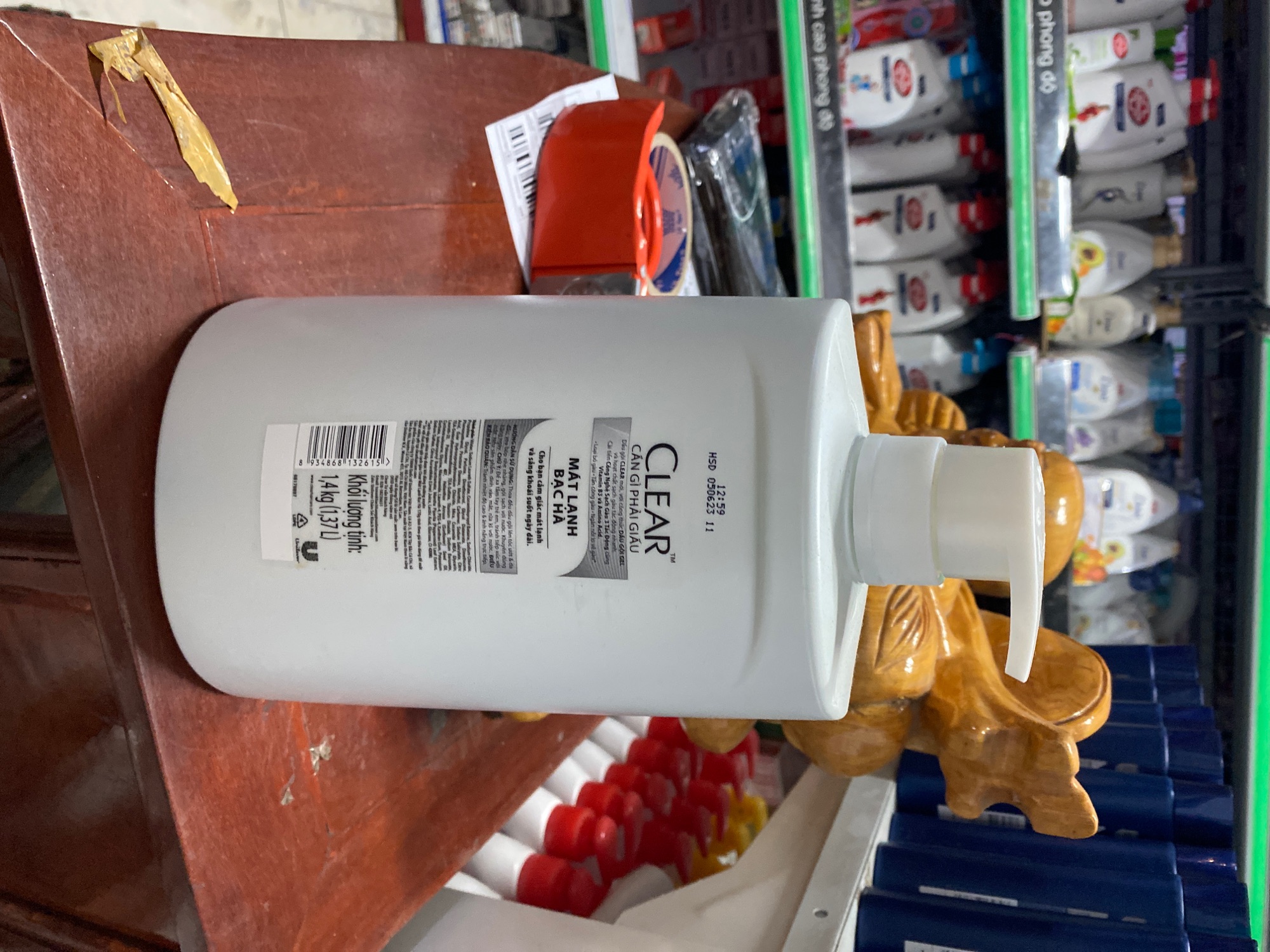 DẦU GỘI CLEAR BẠC HÀ 14 kg mẫu mới