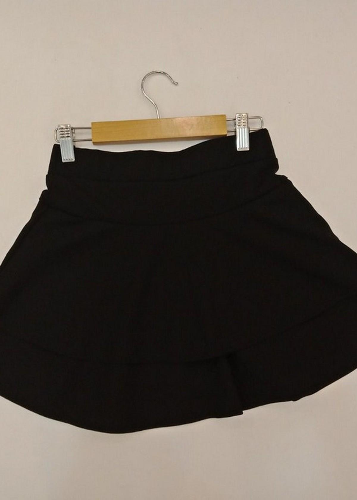 Chân váy, Chân váy xòe, Chân váy ngắn, Chân váy 2 tầng có lớp quần lót bên trong ( Màu đen)