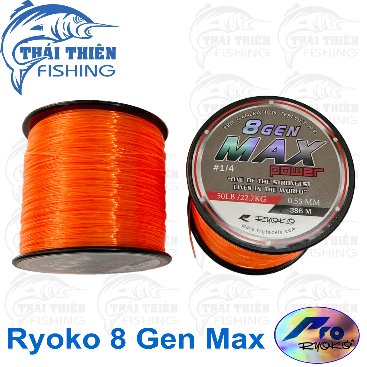 Dây Cước Câu Cá Ryoko 8 Gen Max PRO