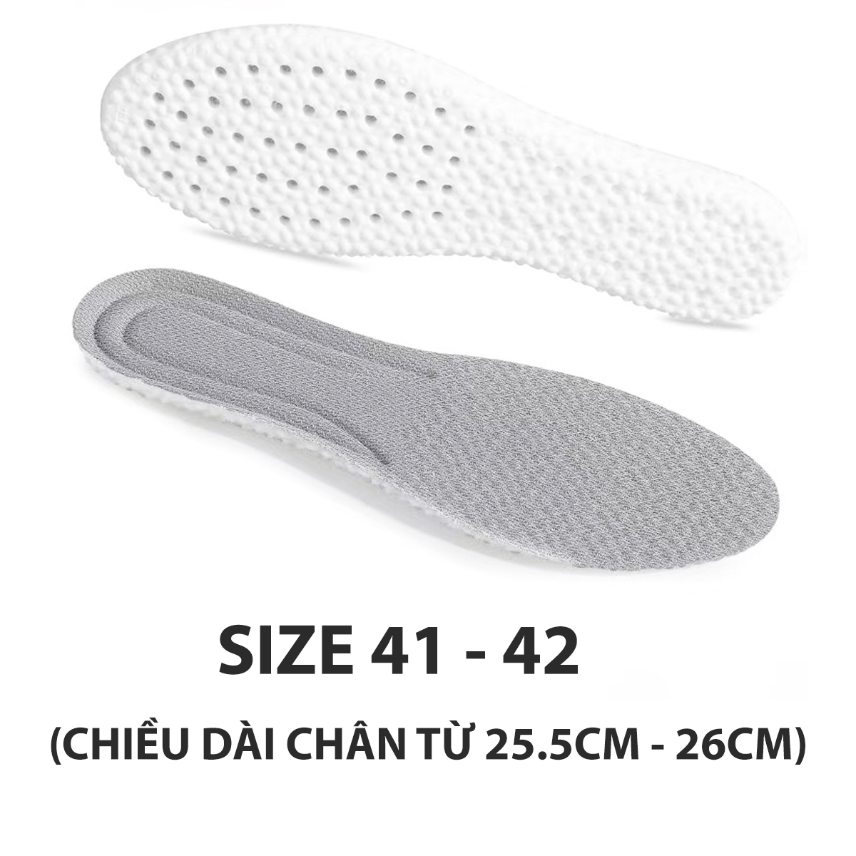 Lót giày nam nữ êm chân chất liệu cao su non, đàn hồi tốt, chống thốn và bảo vệ gót chân - buybox - BBPK361