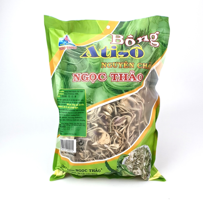 Bông Atiso sấy khô Ngọc Thảo - Loại gói 200g - Atiso nguyên chất, tốt cho sức khỏe