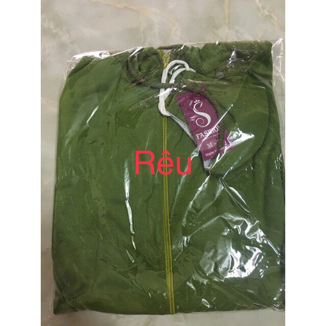 Áo chống nắng cotton da cá - tặng khẩu trang