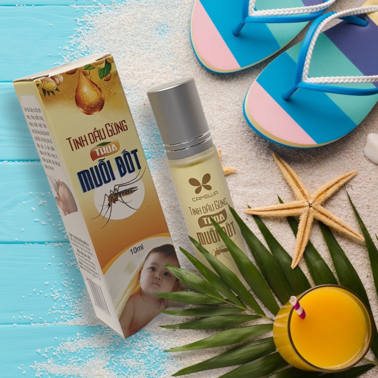 Tinh Dầu Gừng Thoa Muỗi Đốt Cao Cấp 10ml