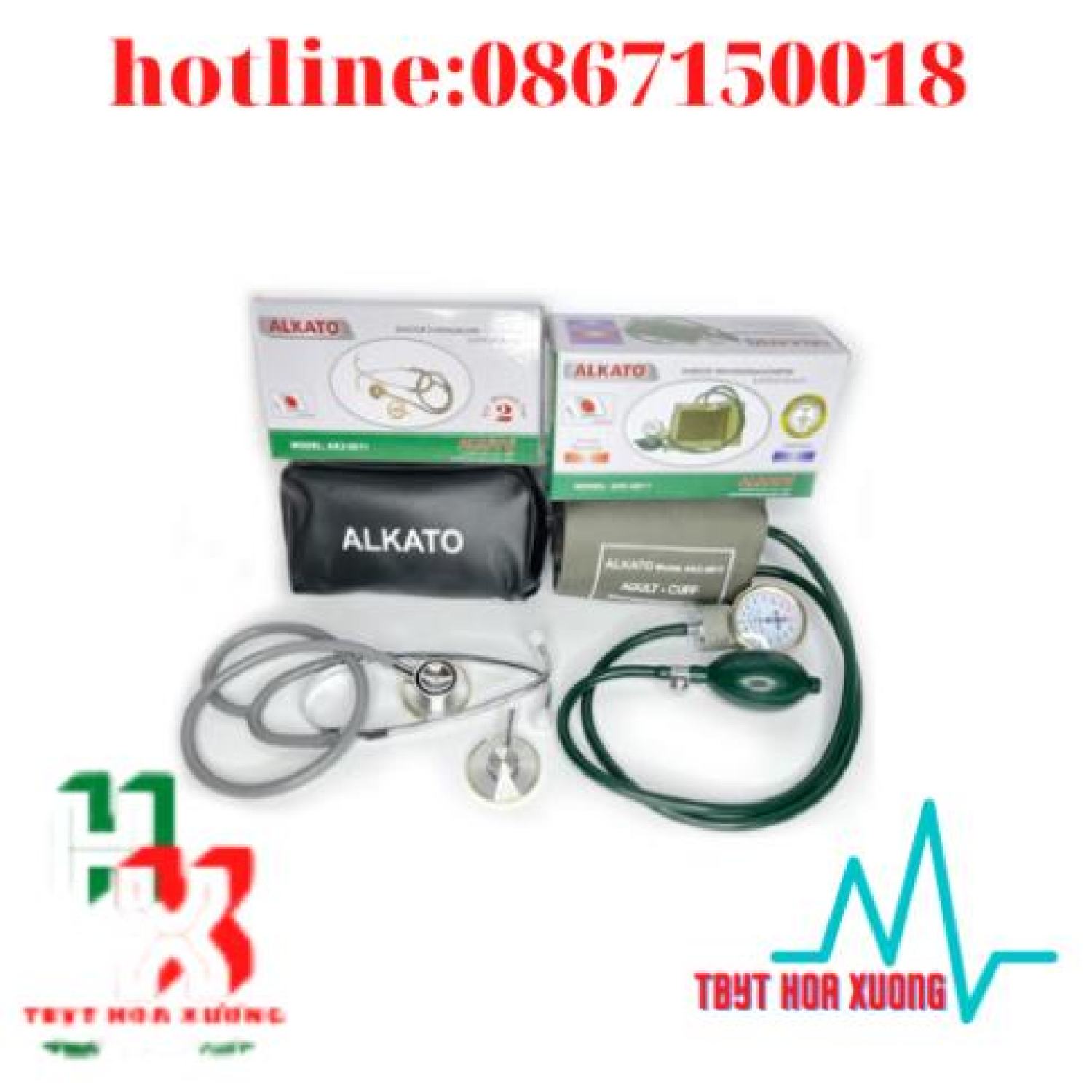 Trọn Bộ Máy đo huyết áp cơ ALKATO AK2-0811