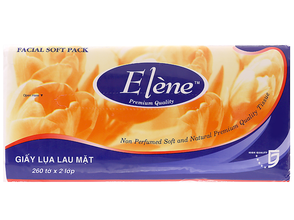 Khăn Giấy Lụa 2 Lớp Elene Gói 260 tờ