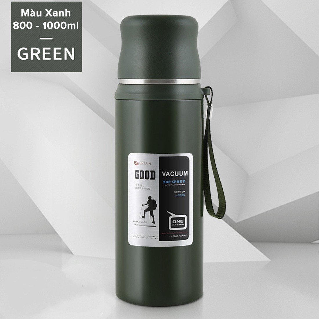 [CHÍNH HÃNG] Bình nước thể thao, bình đựng nước thể thao bằng inox 304 dododios, có tấm lưới lọc, có thể đựng nước dùng ở văn phòng - Chính hãng dododios