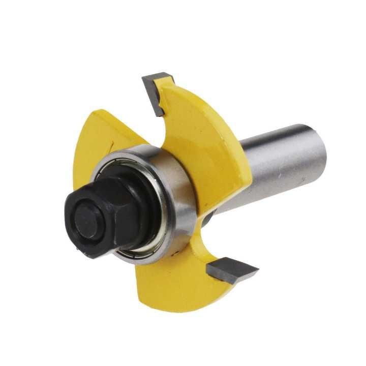 Bộ 2 mũi phay ghép ván gỗ, cốt 12.7mm