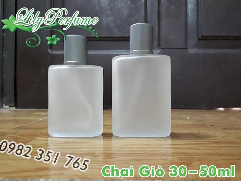 Lọ chiết nước hoa thủy tinh Giò 30ml (Vỏ chiết/ Ống chiết/ Chai chiết nước hoa)
