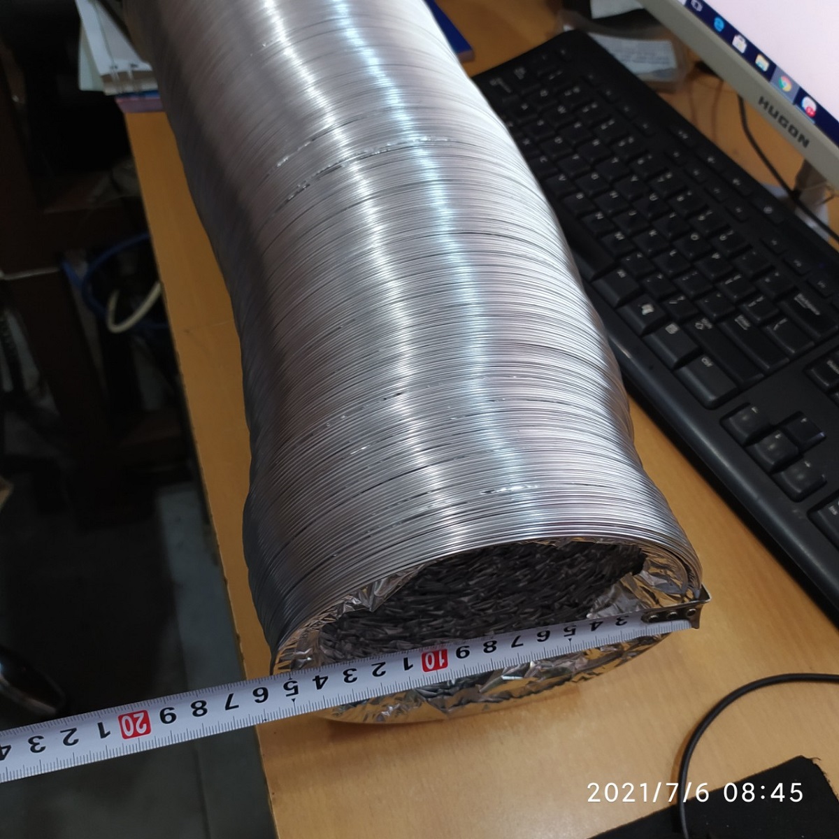 Ống gió bạc,ống sun bạc phi 150mm dài 10m