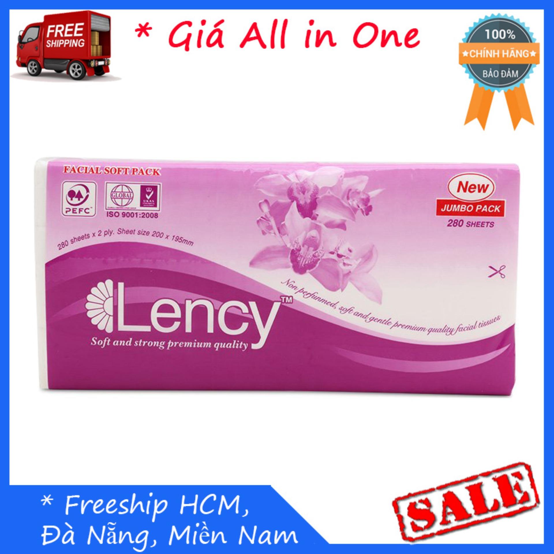 Khăn giấy lụa Lency 180 tờ
