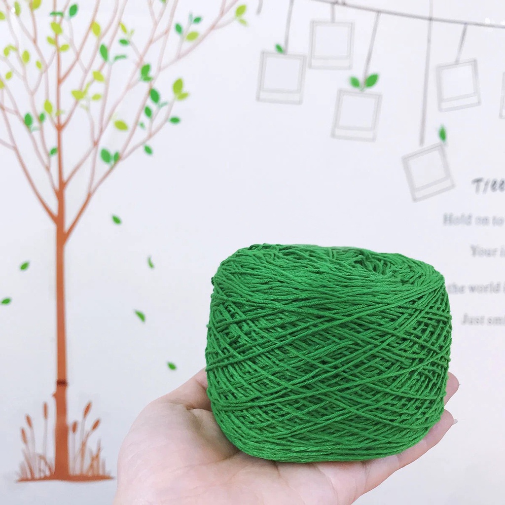 Sợi Cotton Việt Nam 1mm Cuộn 100g (Màu 51 đến 102)