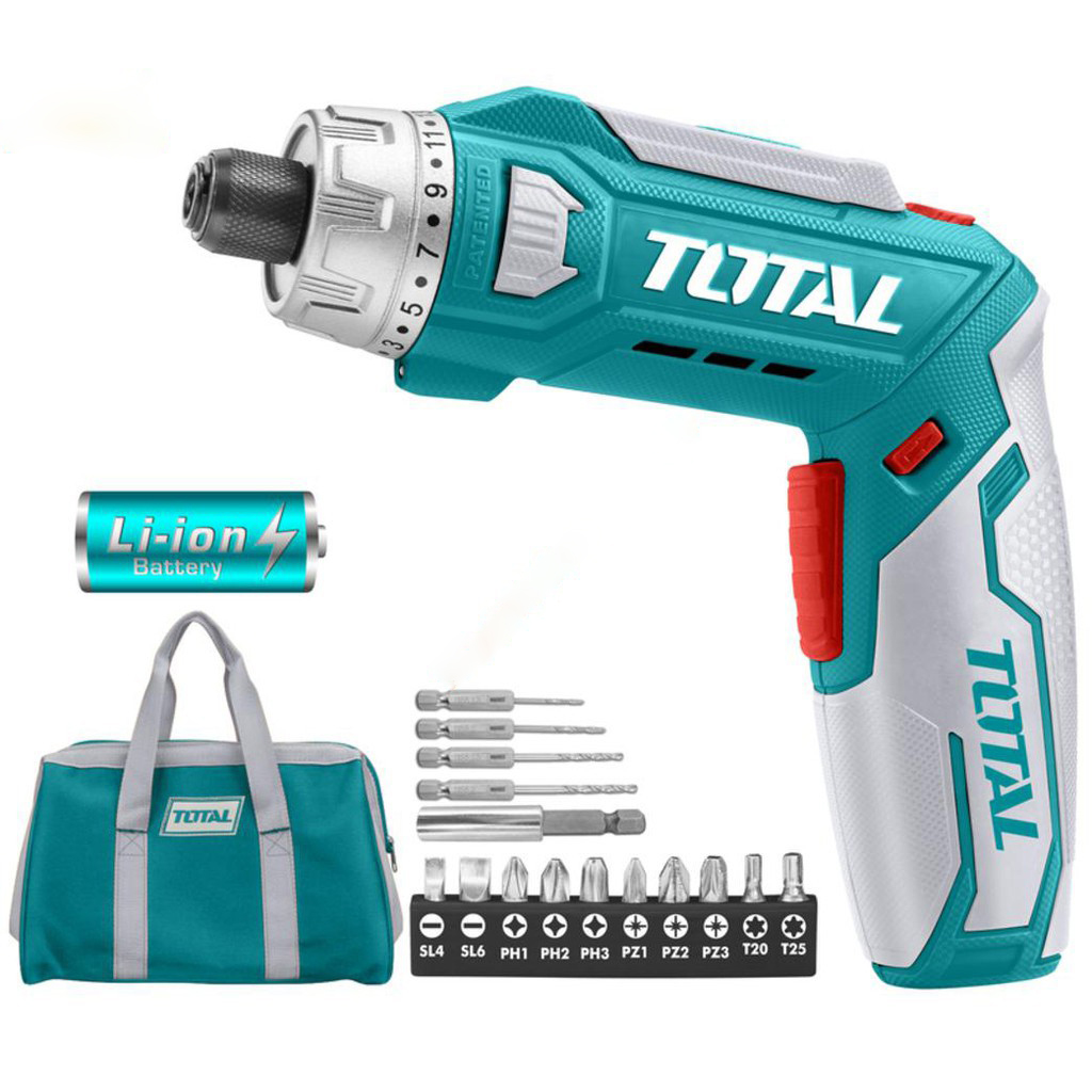 [HCM]Máy Siết Vít Dùng Pin TOTAL TSDLI0801