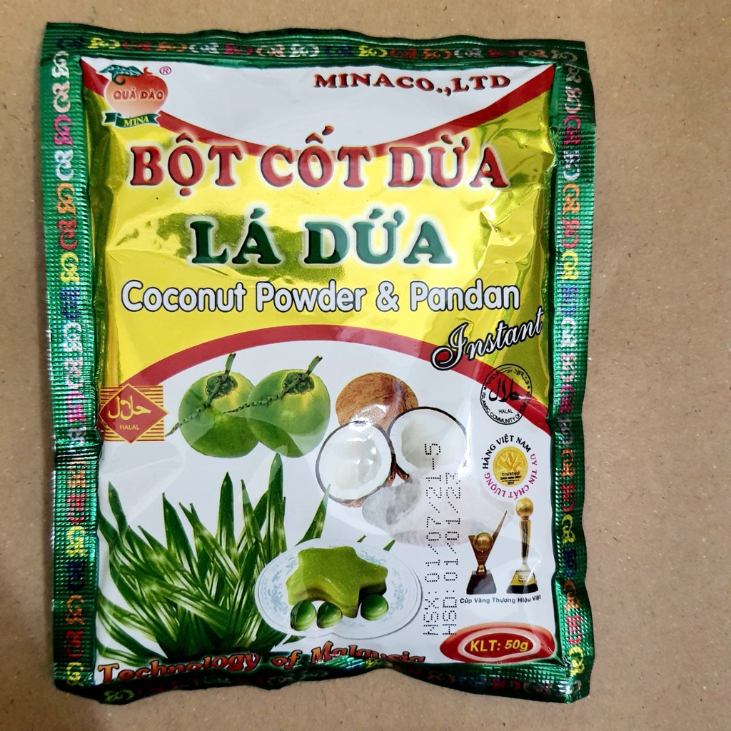 (HT) Bột cốt dừa lá dứa (50g)