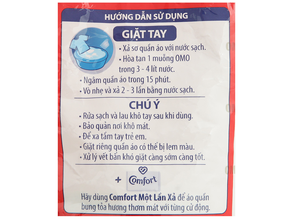 [Mẫu Mới] Bột Giặt Omo Comfort Tinh Dầu Thơm Tinh Tế 5,3Kg