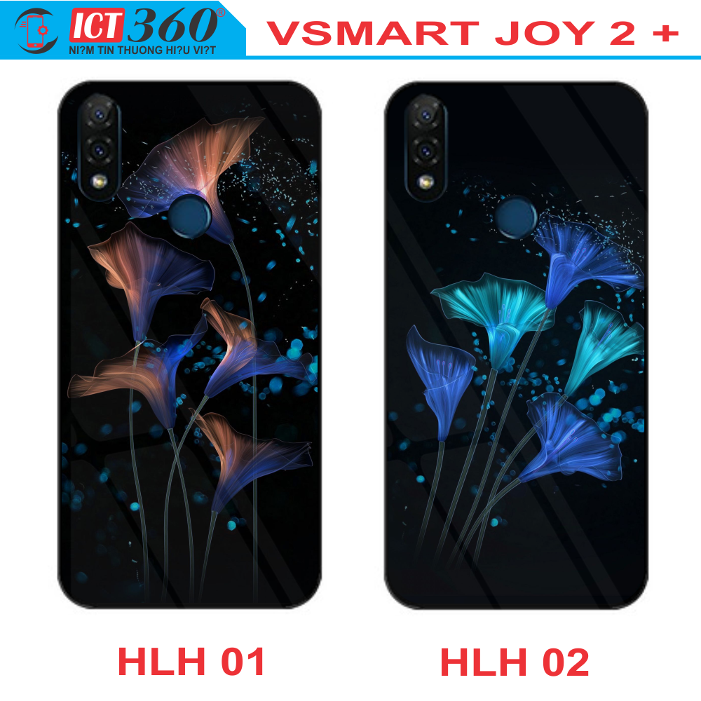 Ốp lưng kính vsmart joy 2+ - in theo yêu cầu