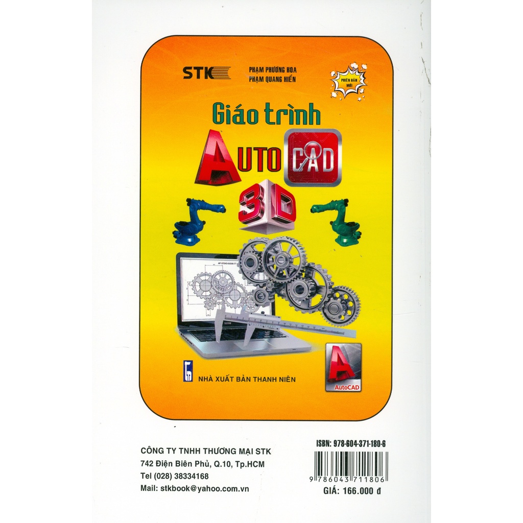 Sách - Giáo Trình Autocad Phần Nâng Cao (Lý Thuyết - Thực Hành - Tái Bản)