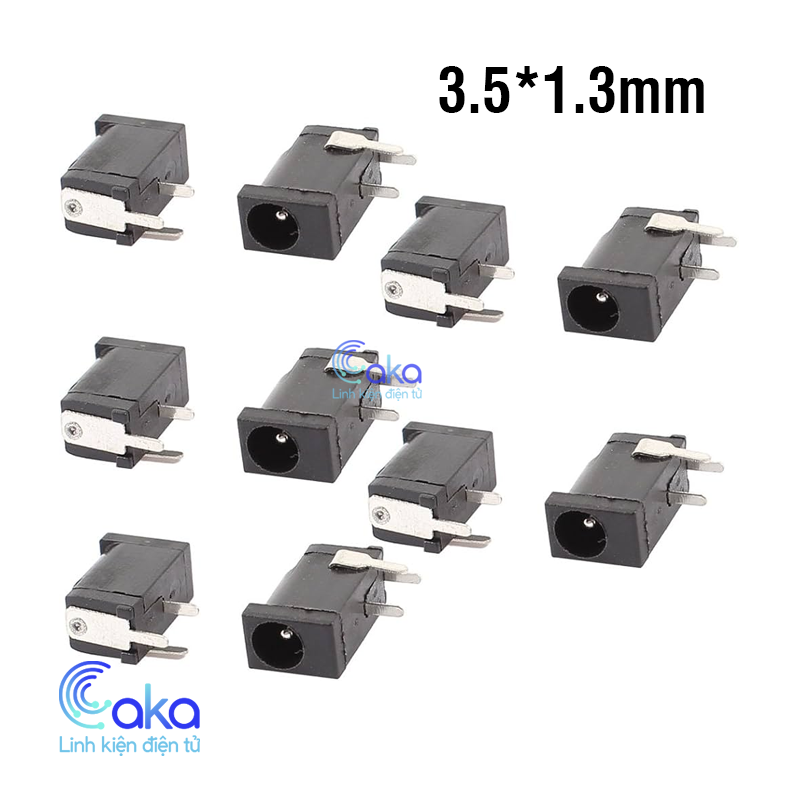 Bộ 10 Jack nguồn DC Cái 3.5x1.3mm DC002