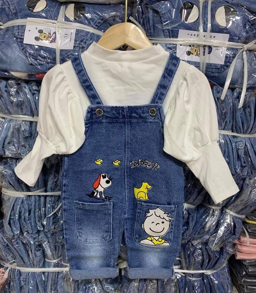 yếm jean cho bé trai, bé gái
