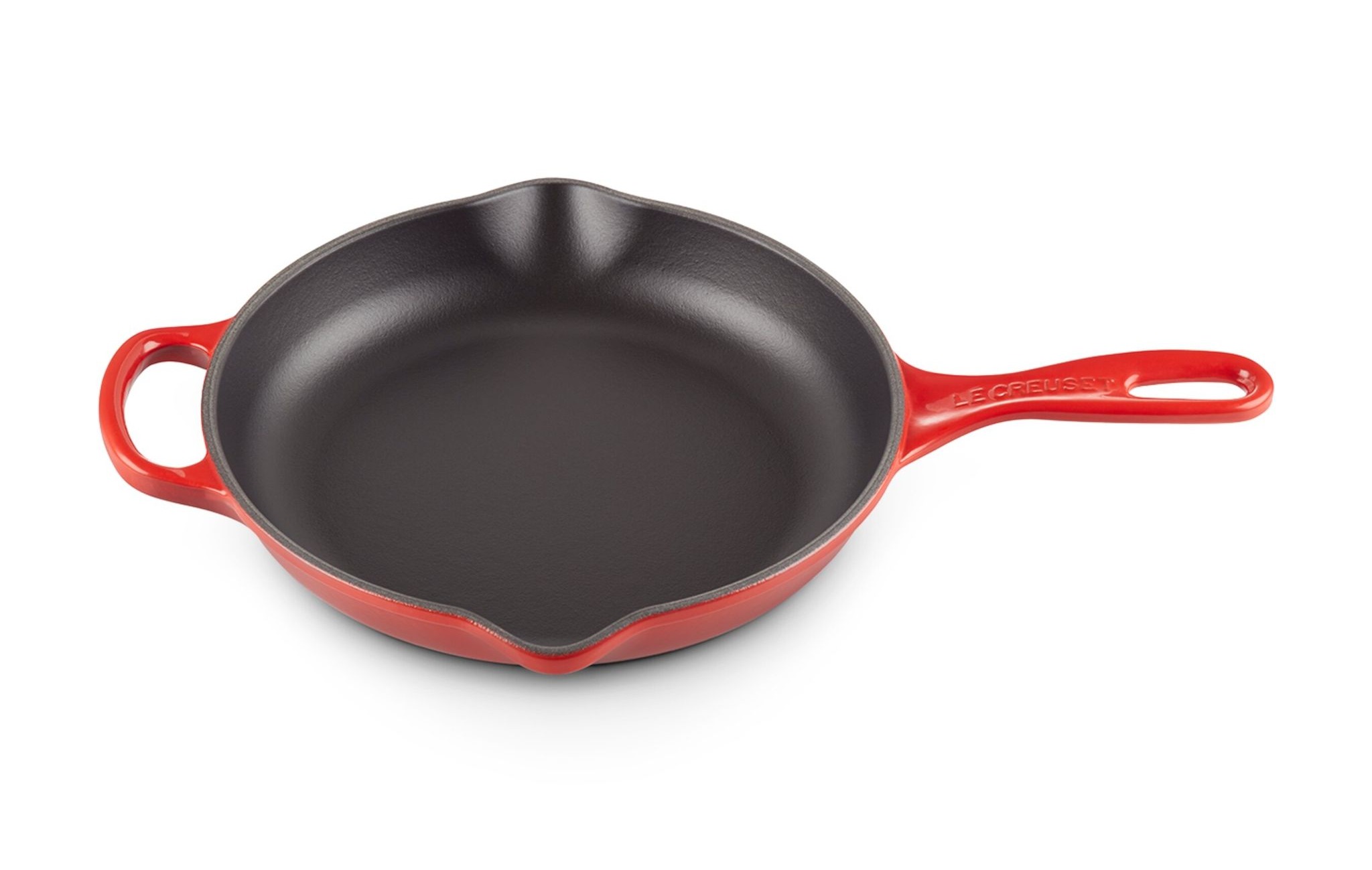 Chảo gang 1 cán + 1 tay cầm le creuset 26cm kirsche