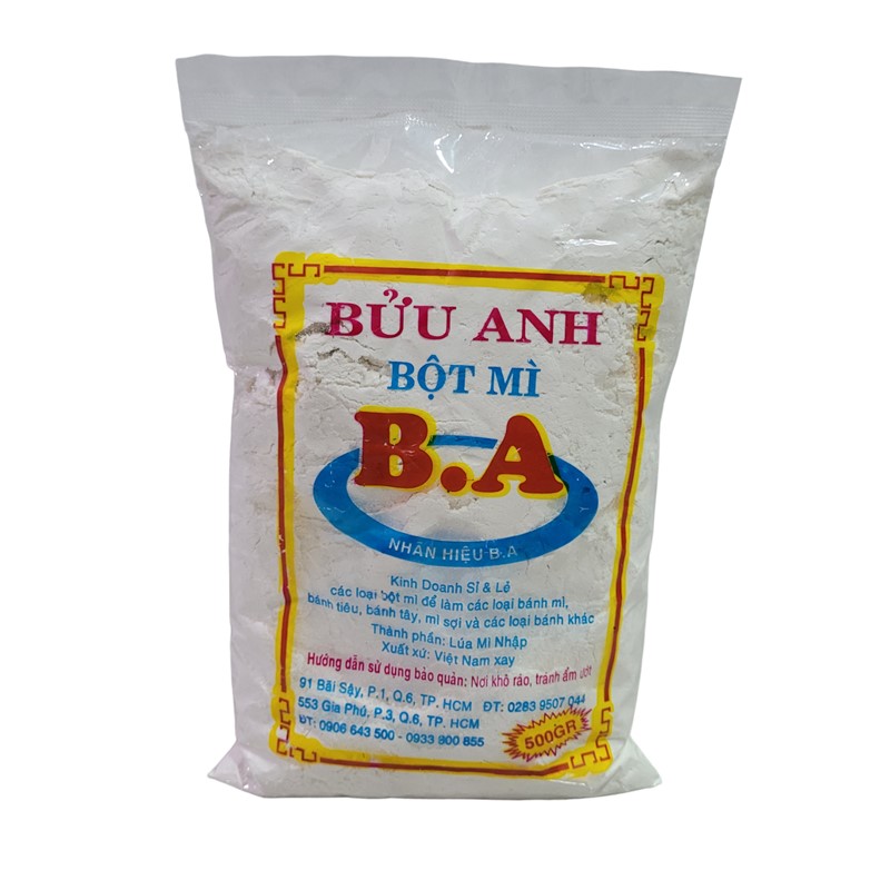 Túi 500gr bột mì xay mịn loại 1