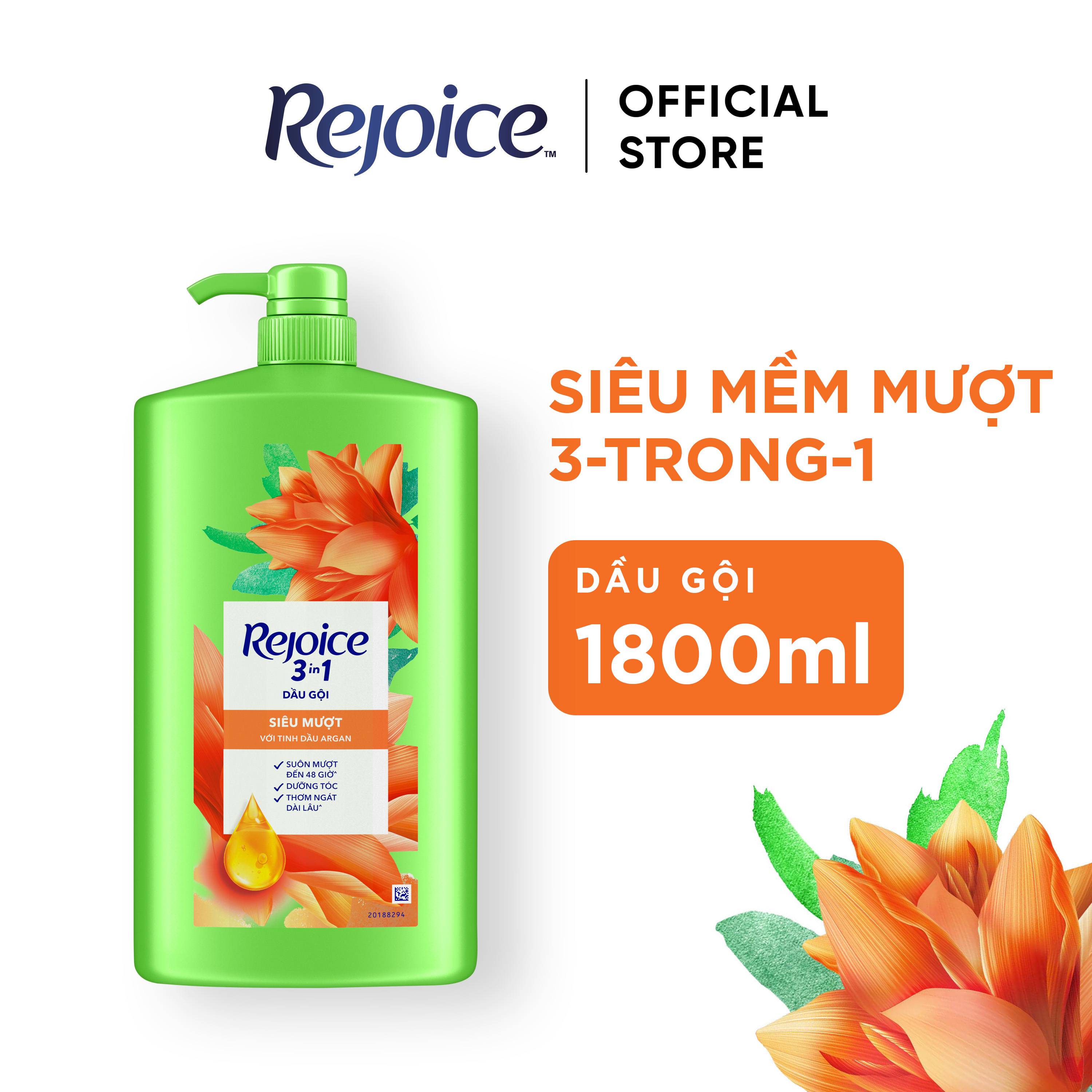 Large scent Rejoice Shampoo 1800ml bottle
