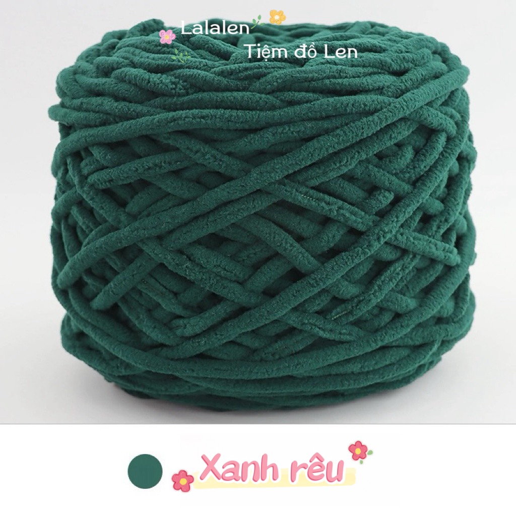 Len nhung đũa / len bông sữa 5mm - cuộn 160gr