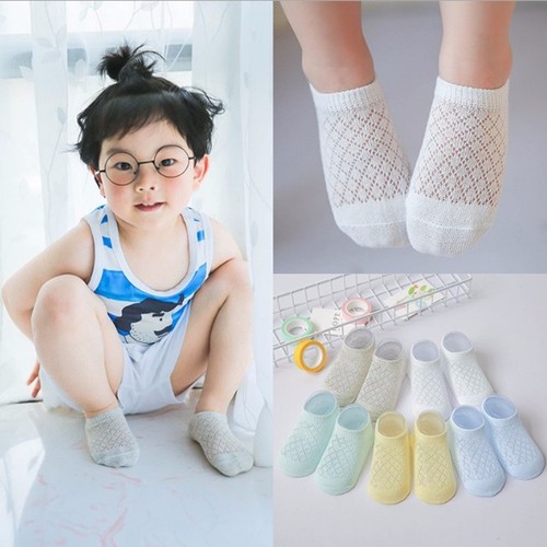 Sét 5 Đôi Tất Lưới Cho Bé ngắn cổ loại mỏng