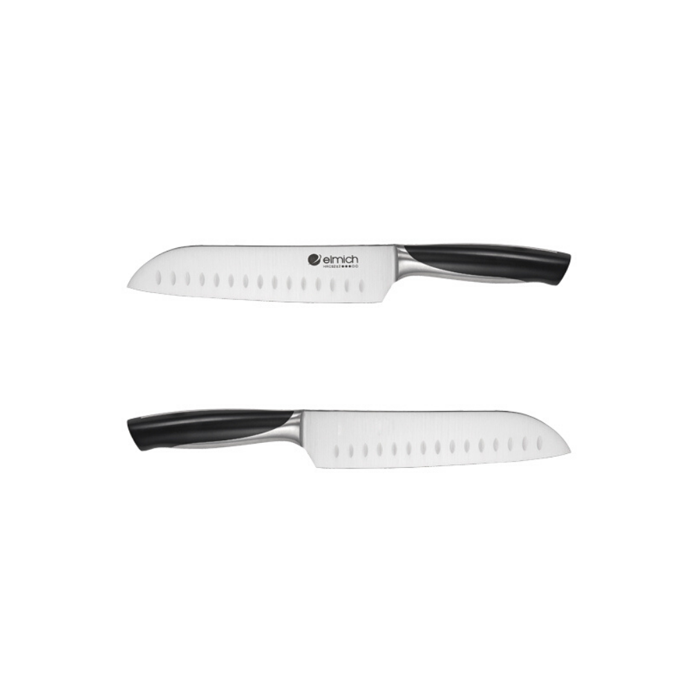 Bộ dao inox Elmich 6 món EL3801 (4 dao, 1 kéo, 1 giá để dao)