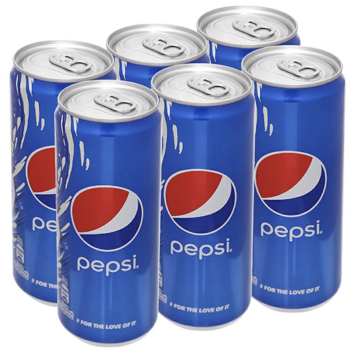 6lon nước ngọt Pepsi Cola 330ml