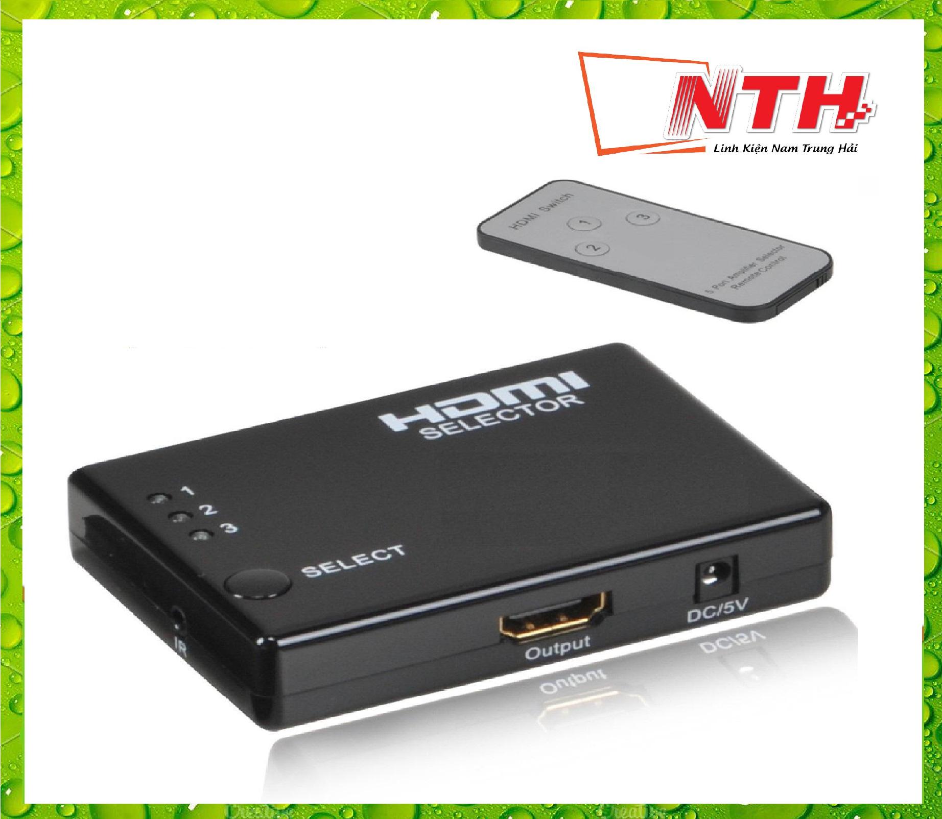 [HCM]Hub 3 HDMI  ra 1 HDMI (có Remote)