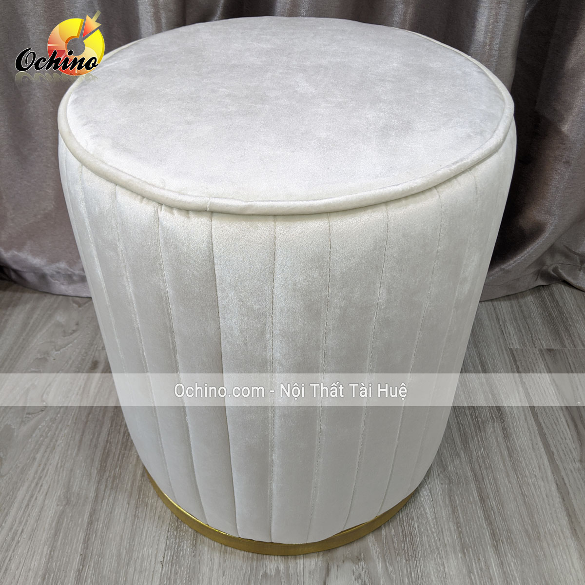 ( FREE SHIP ) Đôn Sofa Tròn, Ghế Tròn Ngồi Bàn Trang Điểm, Đôn Tròn Chụp HÌnh  (Ảnh Thật)