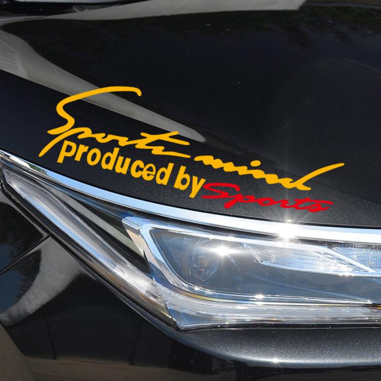 Tem dán sport mind produced by sport trang trí ô tô