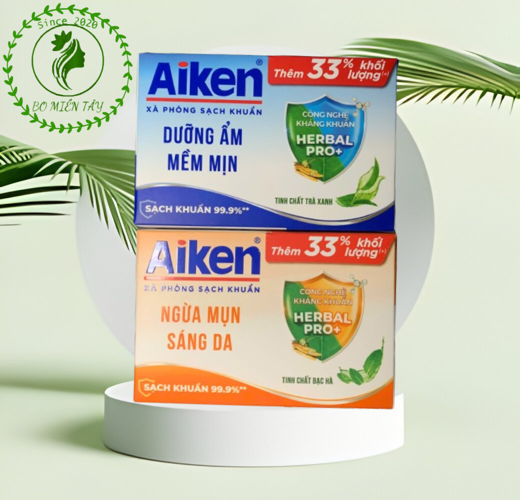 XÀ BÔNG CỤC KHÁNG KHUẨN AIKEN 120G