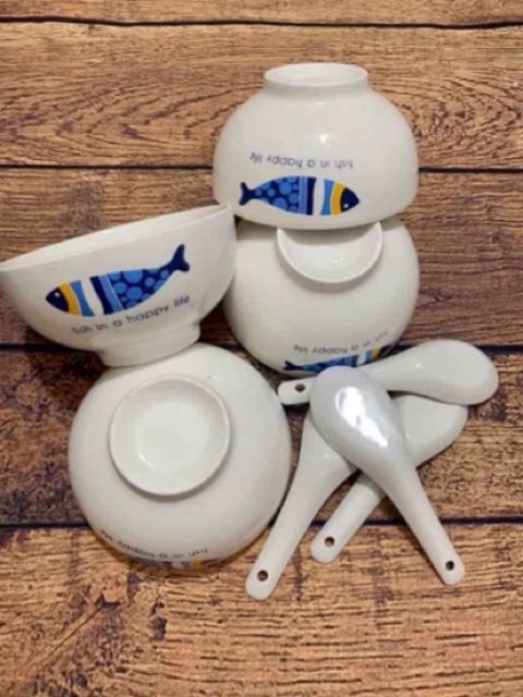 [HCM]Bộ chén sứ cao cấp hàng quà tặng dầu gội Head