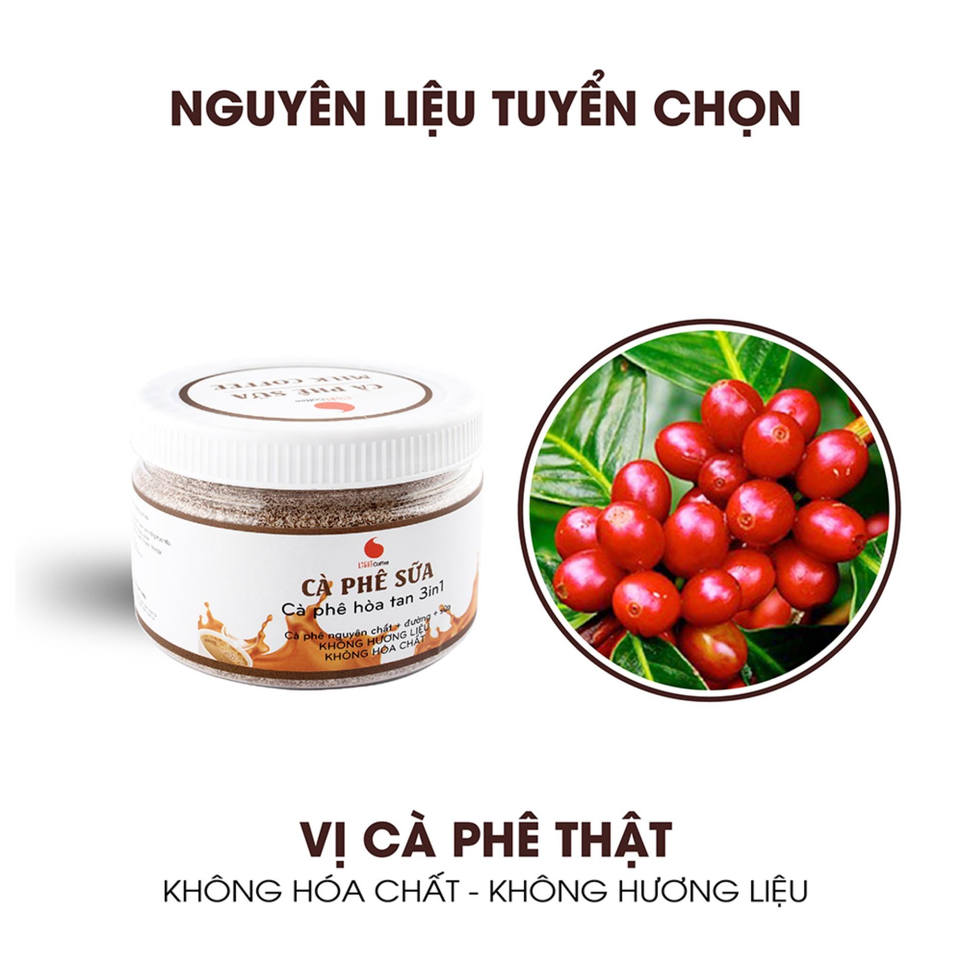 Combo 2 hũ cà phê sữa 3in1 Light coffee - 230gr/hũ