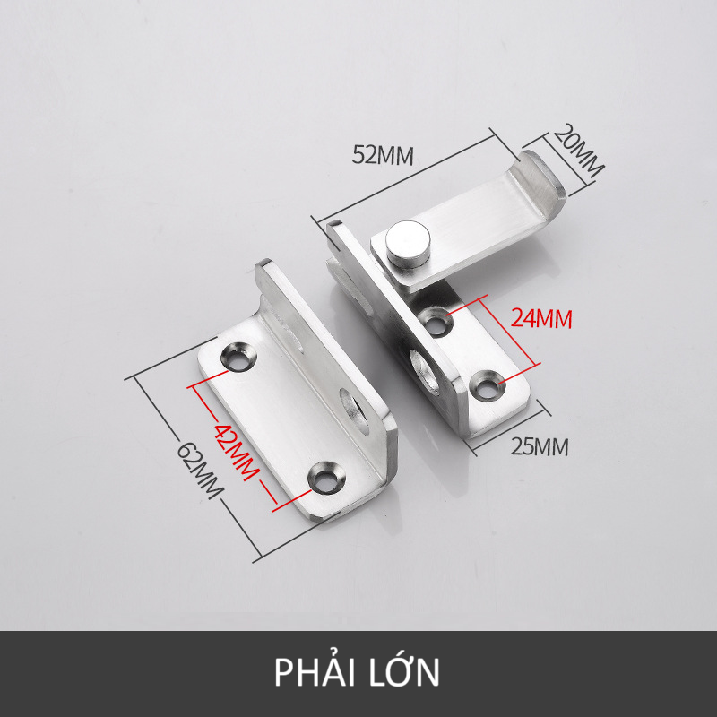 Các loại chốt khóa gạt inox chống trộm cửa