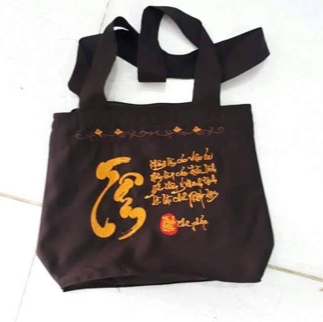 [HCM]TÚI ĐI CHÙA CHỮ THƯ PHÁP