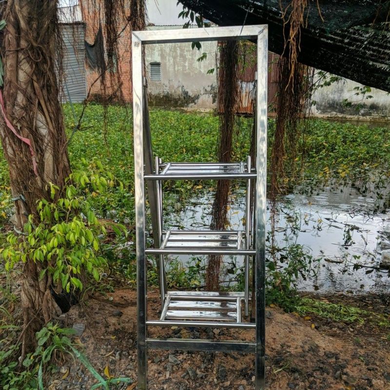 Thang xếp Inox Xịn Sò - Đủ Bậc