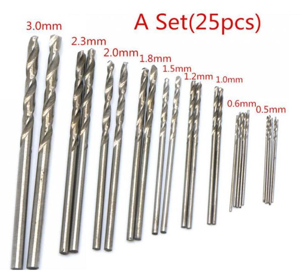 BỘ 25 MŨI KHOAN SẮT MINI TIỆN DỤNG - DIY582