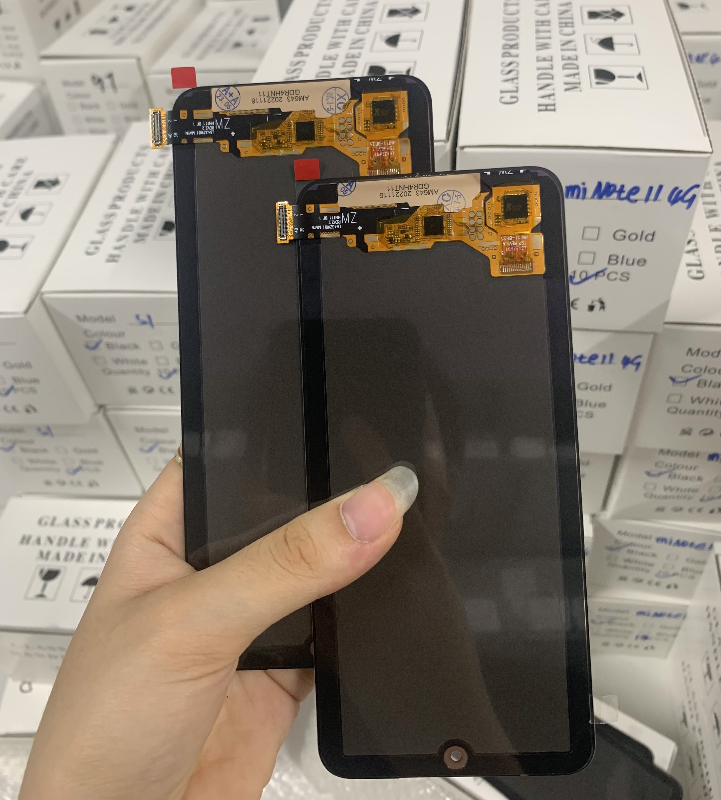 Màn hình oled (2ic) Xiaomi Redmi note 11 4G / Redmi note 11S màu đen (chất lượng như zin)