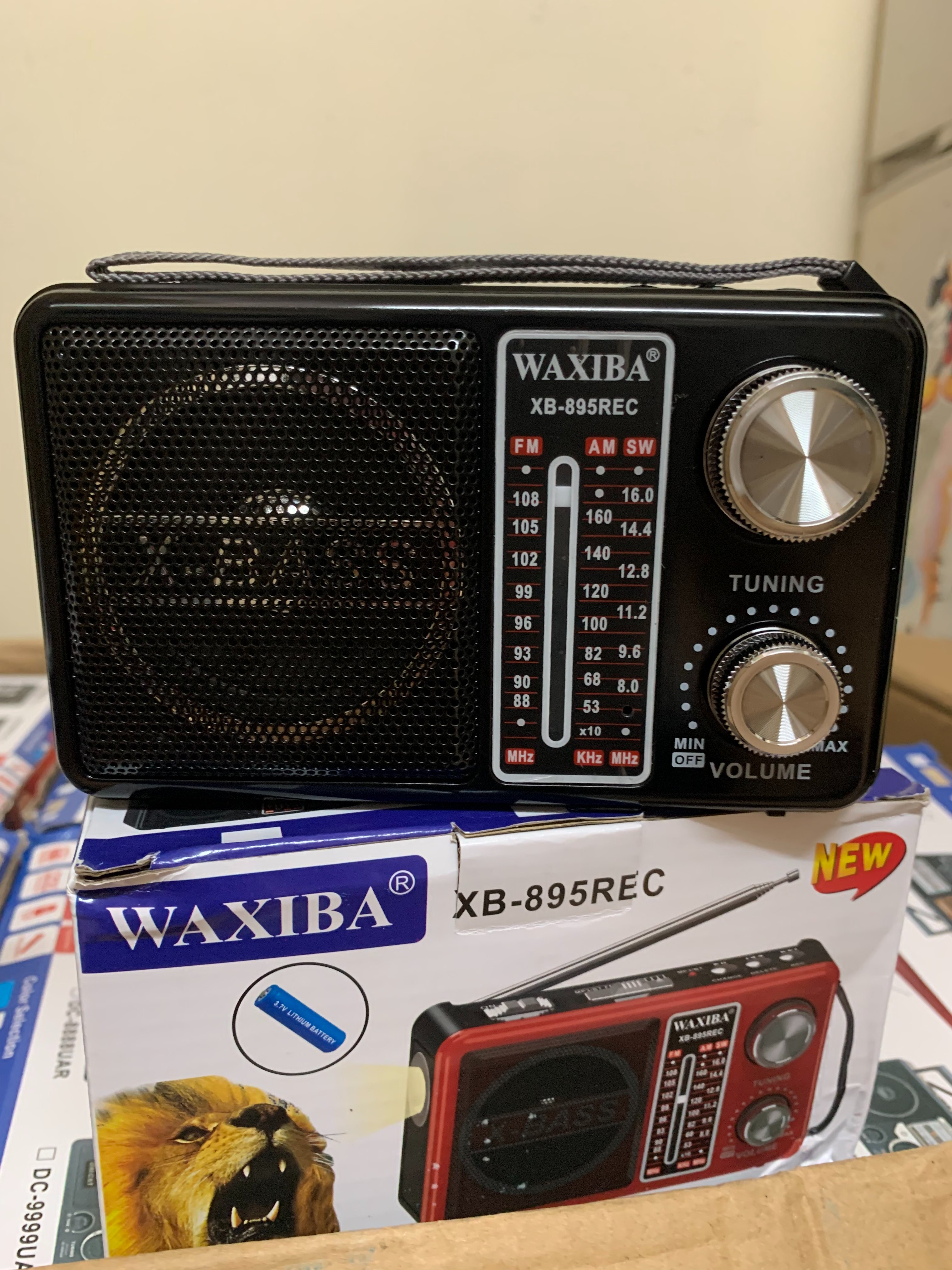 Đài waxiba xb-895rec hot 2022 fm, nghe mp3, usb, thẻ nhớ hỗ trợ blutooth